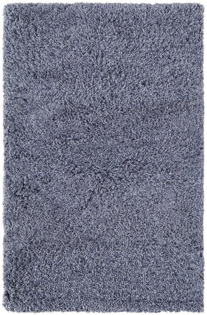 HomeRoots 4' Black Shag Area Rug - Luxurious Hand-Tufted Design for Modern Homes, Stain-Resistant & Soft Feel 4' X 6' 565497