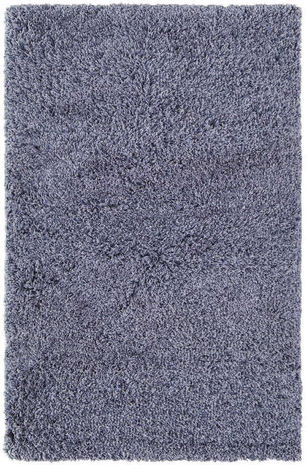 HomeRoots 4' Black Shag Area Rug - Luxurious Hand-Tufted Design for Modern Homes, Stain-Resistant & Soft Feel 4' X 6' 565497