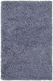 Homeroots 4' X 6' Blue Shag Hand Tufted Area Rug Blue Polyester 565497