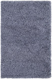 Homeroots 4' X 6' Blue Shag Hand Tufted Area Rug Blue Polyester 565497