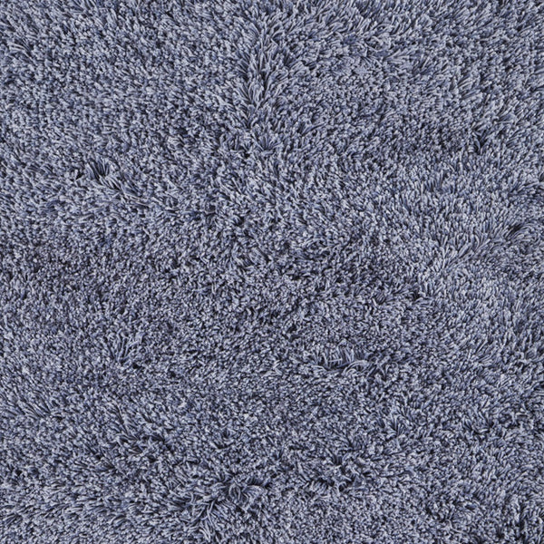 Homeroots 5' X 8' Blue Shag Hand Tufted Area Rug Blue Polyester 565498