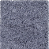 Homeroots 5' X 8' Blue Shag Hand Tufted Area Rug Blue Polyester 565498