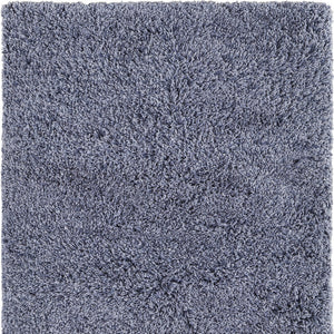 Homeroots 8' X 10' Blue Shag Hand Tufted Area Rug Blue Polyester 565499