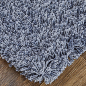 HomeRoots 4' Black Shag Area Rug - Luxurious Hand-Tufted Design for Modern Homes, Stain-Resistant & Soft Feel 10' X 14' 565501