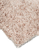 Homeroots 8' X 10' Pink Shag Hand Tufted Area Rug Pink Polyester 565503