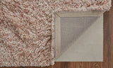 Homeroots 8' X 10' Pink Shag Hand Tufted Area Rug Pink Polyester 565503