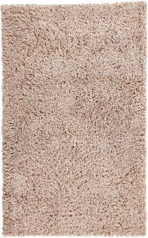 Homeroots 8' X 10' Pink Shag Hand Tufted Area Rug Pink Polyester 565503