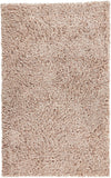 Homeroots 8' X 10' Pink Shag Hand Tufted Area Rug Pink Polyester 565503