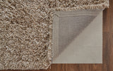 Homeroots 8' X 10' Gray Shag Hand Tufted Area Rug Gray Polyester 565506