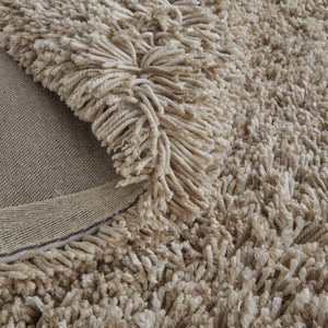 HomeRoots 4' Black Shag Area Rug - Luxurious Hand-Tufted Design for Modern Homes, Stain-Resistant & Soft Feel 9' X 12' 565507