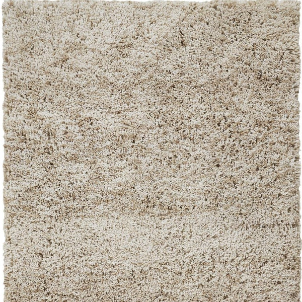 HomeRoots 4' Black Shag Area Rug - Luxurious Hand-Tufted Design for Modern Homes, Stain-Resistant & Soft Feel 10' X 14' 565508