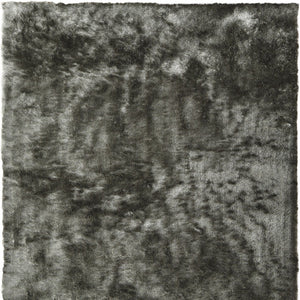 HomeRoots 4' Plush Blue Shag Area Rug - Hand-Tufted Retro Design for Cozy Comfort in Any Living Space 5' X 8' 565522