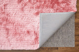 Homeroots 4' X 6' Pink Shag Hand Tufted Area Rug Pink Polyester 565525