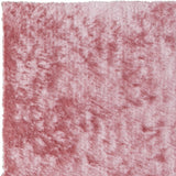 Homeroots 4' X 6' Pink Shag Hand Tufted Area Rug Pink Polyester 565525