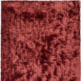 Homeroots 4' X 6' Red Shag Hand Tufted Area Rug Red Polyester 565529