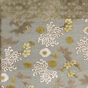 Homeroots 10' X 13' Ivory Brown And Gray Floral Power Loom Area Rug Brown Viscose 565545