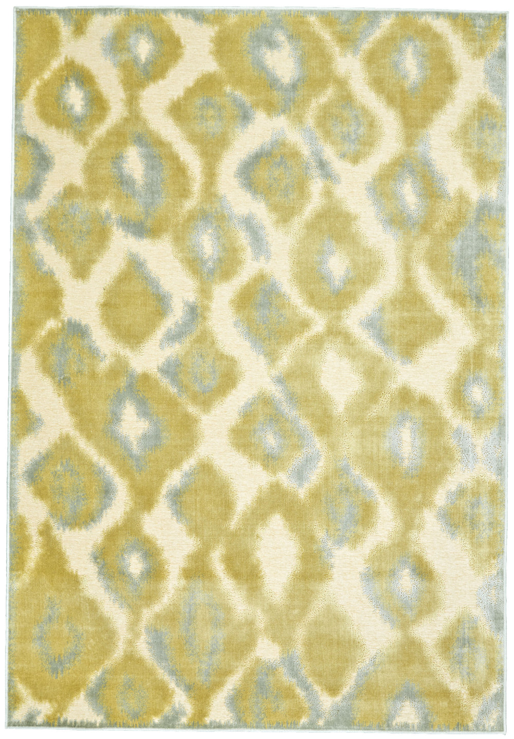 Homeroots 8' X 11' Gold Gray And Tan Abstract Power Loom Area Rug Gold Viscose 565548