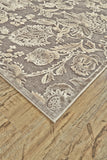 Homeroots 5' X 8' Brown Taupe And Tan Floral Power Loom Area Rug Brown Viscose 565552