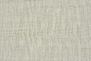 8 Ft Ivory Silver Chevron Hand Woven Hallway Runner Rug with Cotton Backing