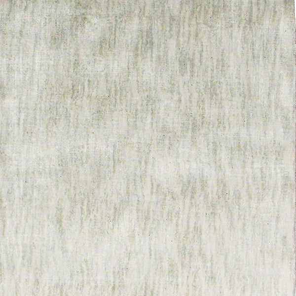 Homeroots 8' Ivory And Silver Chevron Hand Woven Runner Rug Ivory Viscose 565565