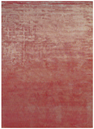 Homeroots 6' X 9' Red Chevron Hand Woven Area Rug Red Viscose 565567