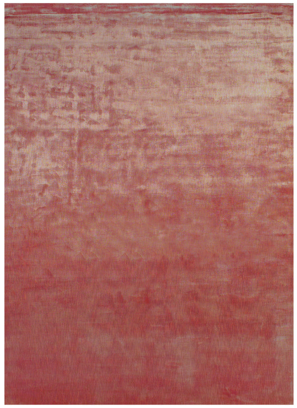 Homeroots 6' X 9' Red Chevron Hand Woven Area Rug Red Viscose 565567