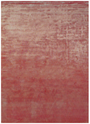 Homeroots 6' X 9' Red Chevron Hand Woven Area Rug Red Viscose 565567