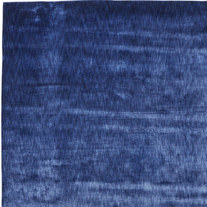 Homeroots 6' X 9' Blue Chevron Hand Woven Area Rug Blue Viscose 565570