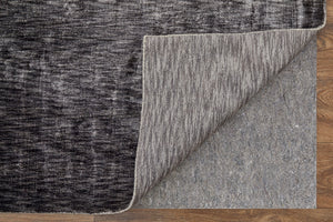 Homeroots 6' X 9' Gray Chevron Hand Woven Area Rug Gray Viscose 565572