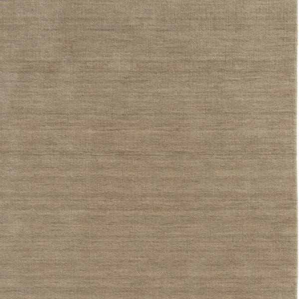 Homeroots 8' X 11' Tan Wool Hand Woven Area Rug Gray Wool 565590