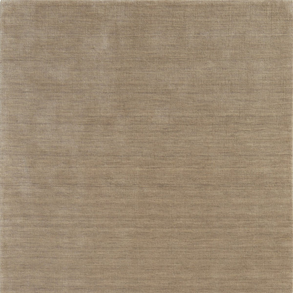 Homeroots 9' X 13' Tan Wool Hand Woven Area Rug Gray Wool 565591