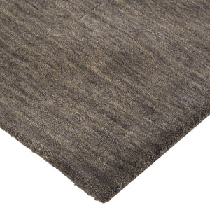 HomeRoots 4' Hand-Woven Tan Wool Area Rug – Elegant, Durable, and Stain-Resistant for Any Room in Your Home 4' X 6' 565594