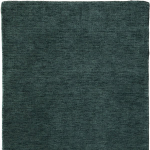 Homeroots 5' X 8' Green Wool Hand Woven Area Rug Green Wool 565600