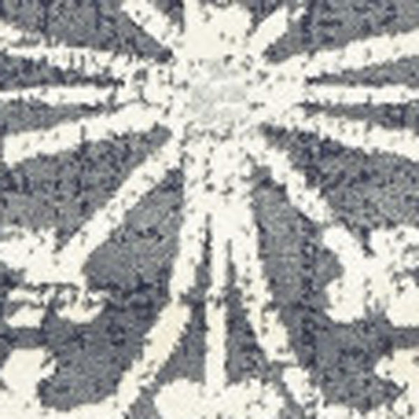 Homeroots 5' X 8' Tan And Gray Geometric Power Loom Area Rug Gray Viscose 565661