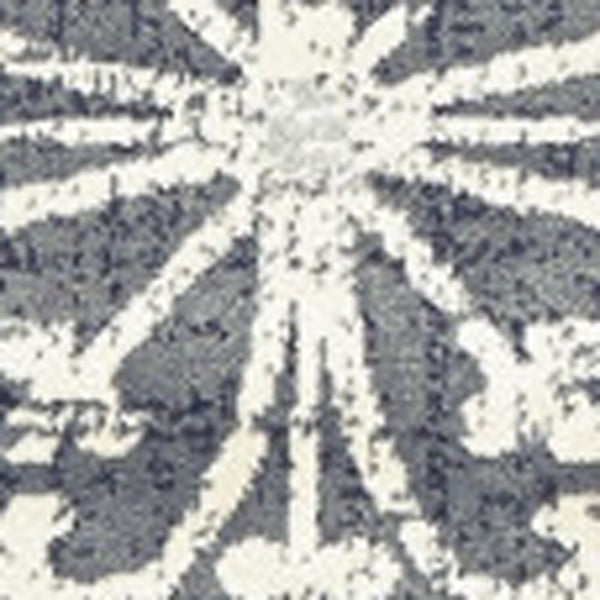 Homeroots 5' X 8' Tan And Gray Geometric Power Loom Area Rug Brown Viscose 565663