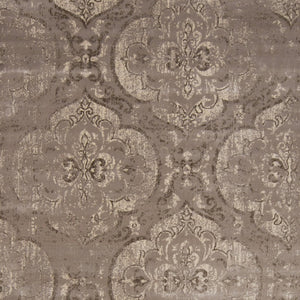 Homeroots 5' X 8' Brown And Ivory Ikat Power Loom Area Rug Taupe Viscose 565668