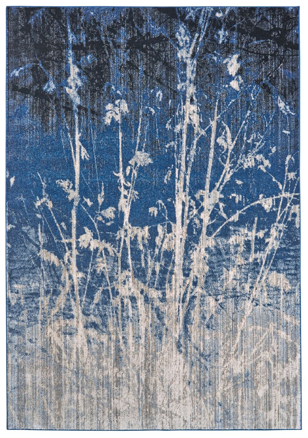 HomeRoots 10' Contemporary Abstract Area Rug in Gray, Black, and Blue – Durable, Stain-Resistant Design for Homes 10' X 14' 565692