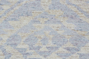 HomeRoots 6' Gray and Ivory Hand-Knotted Wool Southwestern Area Rug - Timeless, Durable, and Stylish Décor 8' X 10' 565695