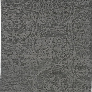 HomeRoots 6' X 9' Abstract Hand Woven Area Rug - Modern Artistry for Stylish Comfort and Durable Everyday Use Gray 565725