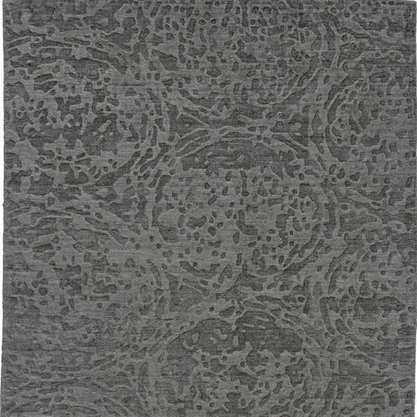 HomeRoots 6' X 9' Abstract Hand Woven Area Rug - Modern Artistry for Stylish Comfort and Durable Everyday Use Gray 565725