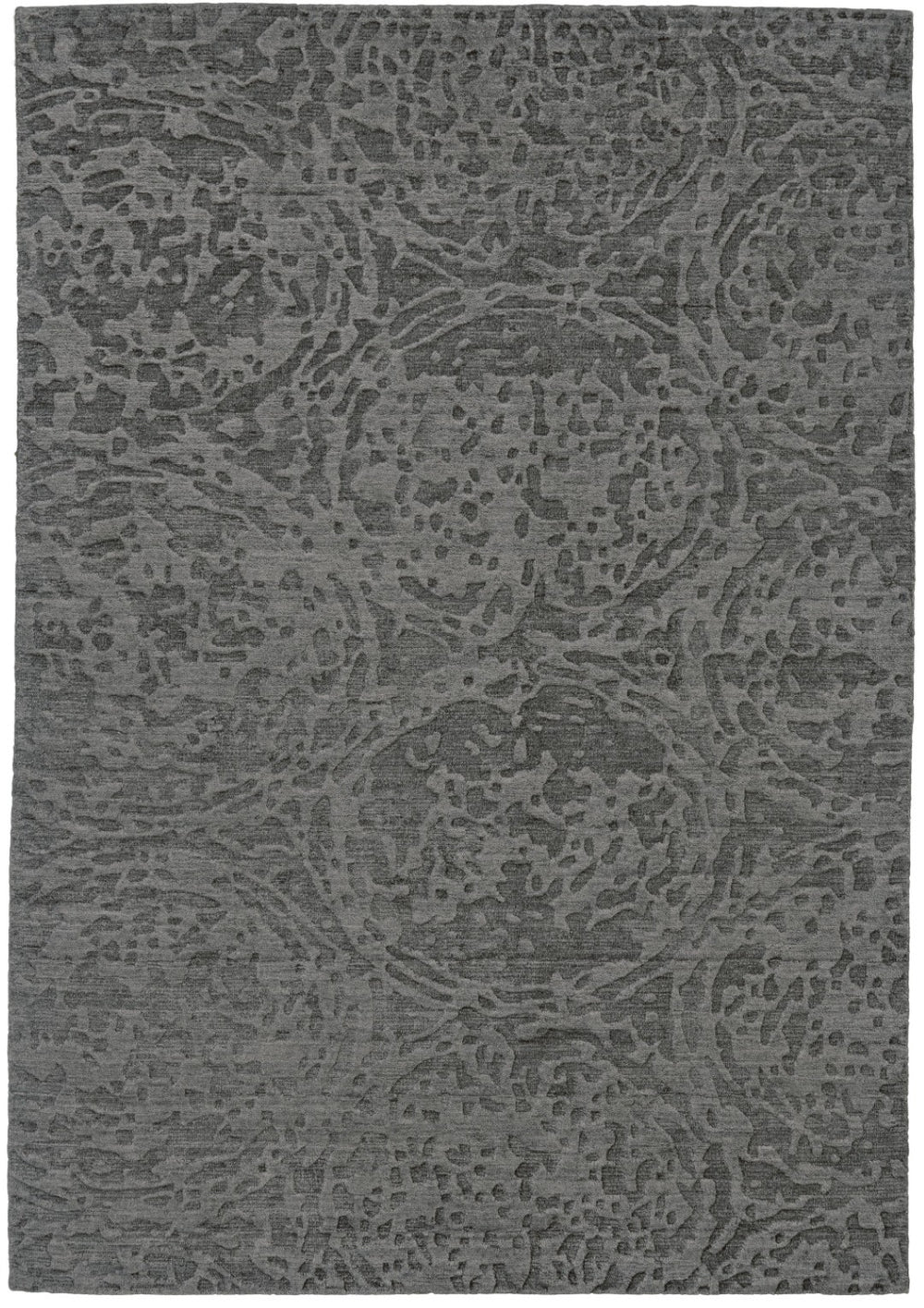 HomeRoots 6' X 9' Abstract Hand Woven Area Rug - Modern Artistry for Stylish Comfort and Durable Everyday Use Gray 565725