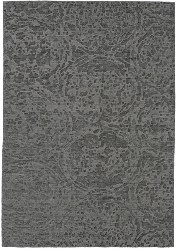HomeRoots 6' X 9' Abstract Hand Woven Area Rug - Modern Artistry for Stylish Comfort and Durable Everyday Use Gray 565725