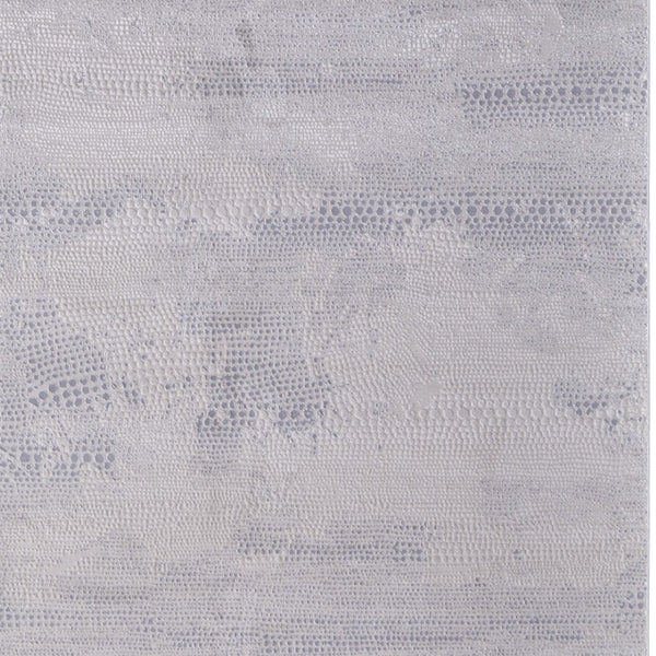 HomeRoots 5' Gray and Ivory Abstract Area Rug - Durable, Power Loomed Design for Sophisticated Home Décor 8' X 11' 565734