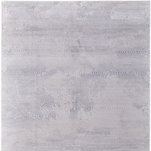 HomeRoots 5' Gray and Ivory Abstract Area Rug - Durable, Power Loomed Design for Sophisticated Home Décor 10' X 13' 565735