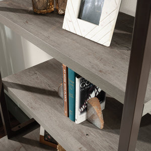 English Elm Library Hutch - Compact Brown Storage Solution With Open Shelves For Home Or Office Spaces B356P367932