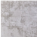 Homeroots 10' X 13' Taupe And Ivory Abstract Power Loom Worn Faded Area Rug Ivory Polypropylene 565742