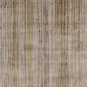 HomeRoots 10' Brown and Tan Striped Power Loom Area Rug - Durable, Stain-Resistant Design for Stylish Homes 10' X 13' 565750