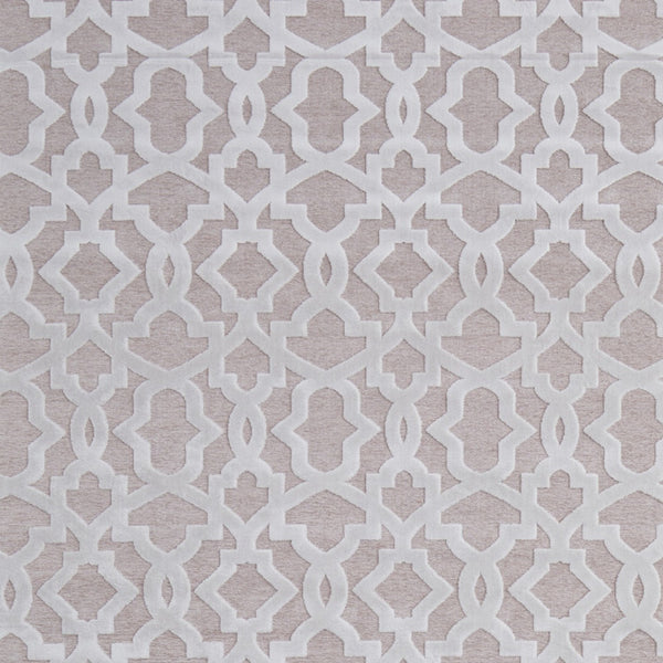 Homeroots 5' X 8' White And Pink Geometric Power Loom Area Rug Pink Viscose 565772