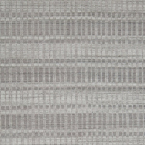 HomeRoots 4' Hand Woven Ivory Geometric Area Rug - Artisan Crafted Wool Blend for Modern Home Decor Accent 4' X 6' 565779