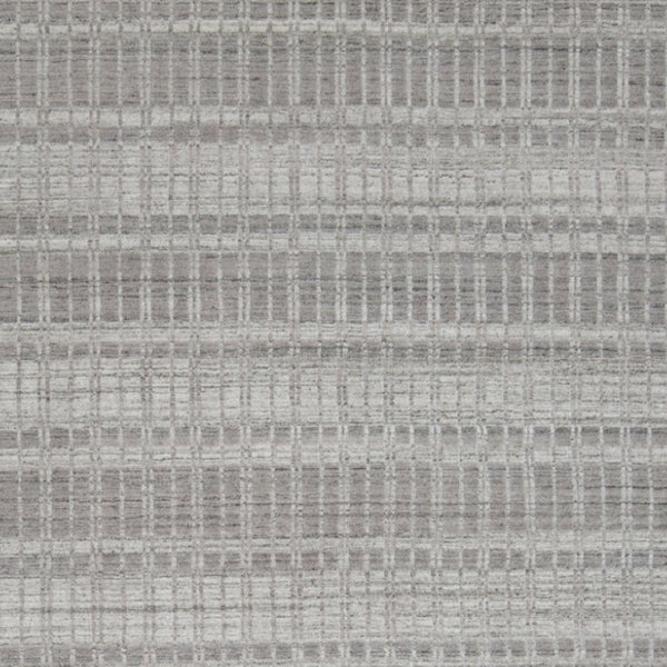 HomeRoots 4' Hand Woven Ivory Geometric Area Rug - Artisan Crafted Wool Blend for Modern Home Decor Accent 7' X 9' 565781